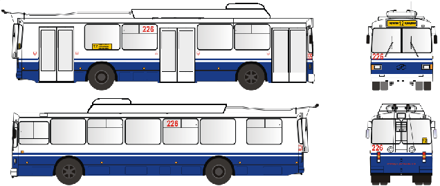 Электрооборудование для троллейбуса БТЗ-52767А